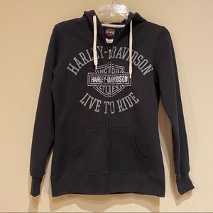 Authentic Harley Davidson Zip Up Hoodie